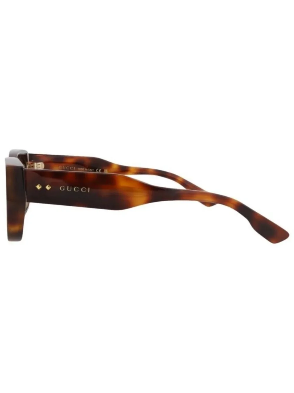 New Gucci Womens Cat Eye Havana Havana Brown Fashion Designer Sunglasses